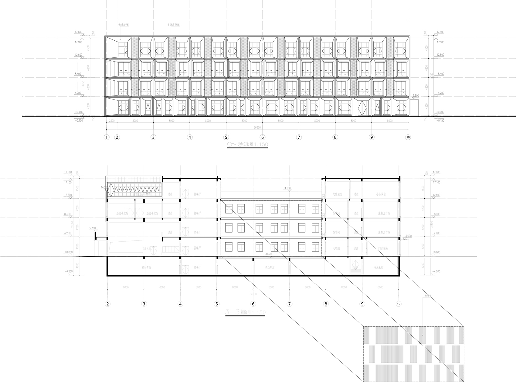 daishan south side community health service center nursing home community church china by seu arch ua group