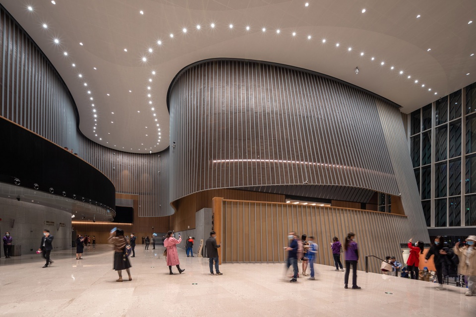 baoan performing arts centre china by rocco design architects associates