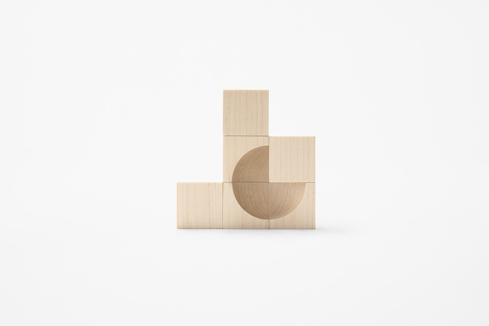 hollow blocks by nendo