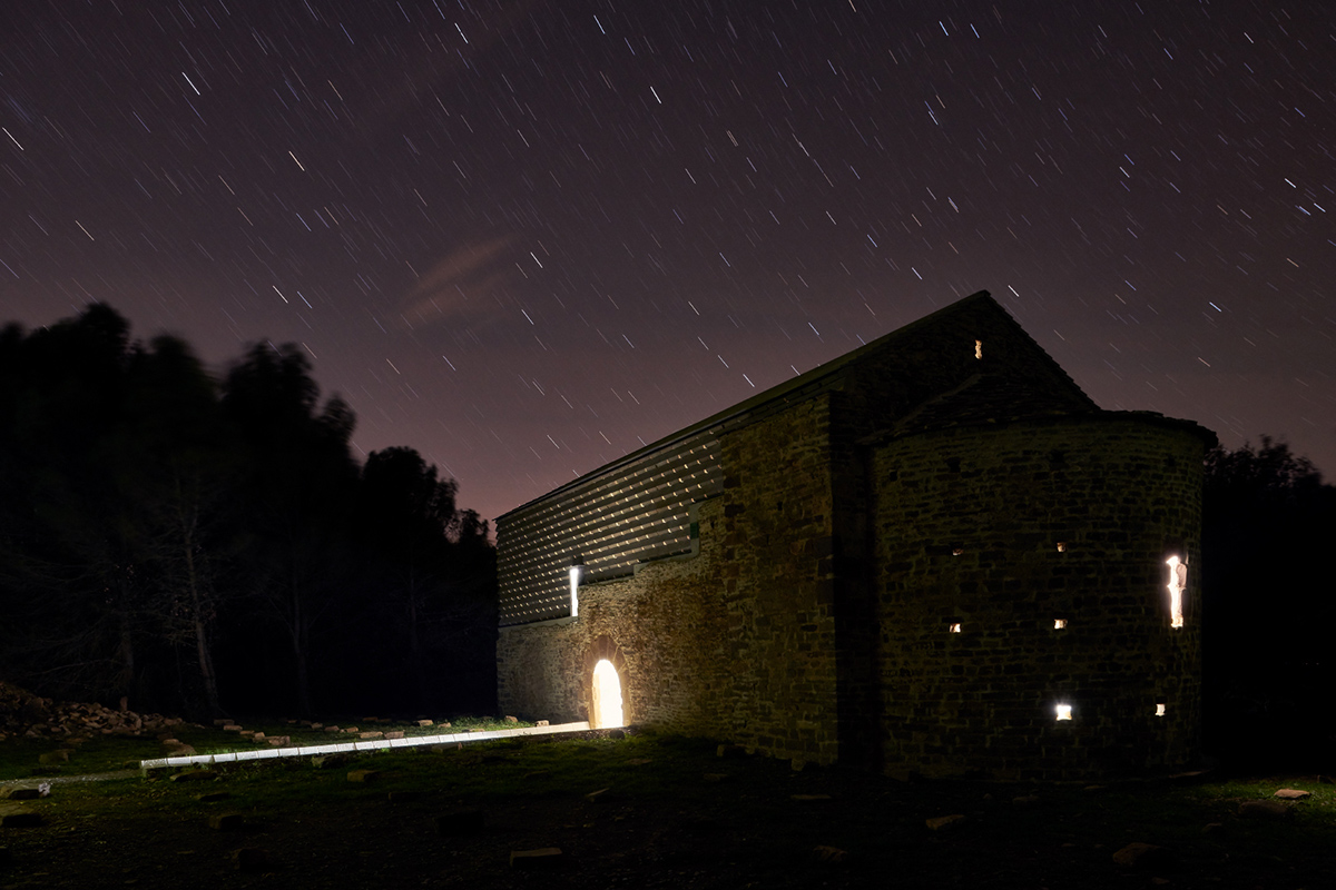 san juan de ruesta hermitage restoration by sebastian arquitectos