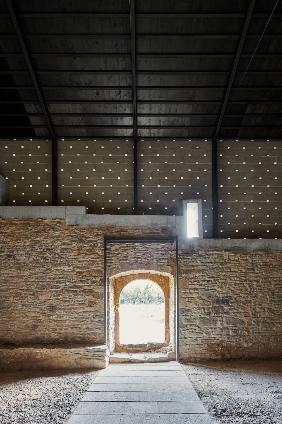 san juan de ruesta hermitage restoration by sebastian arquitectos