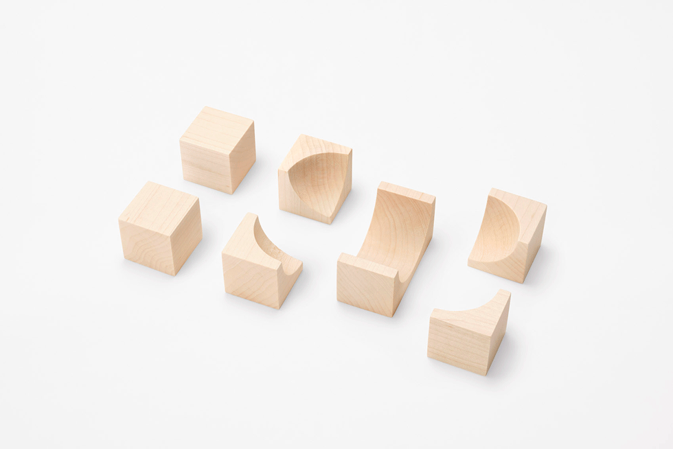 hollow blocks by nendo