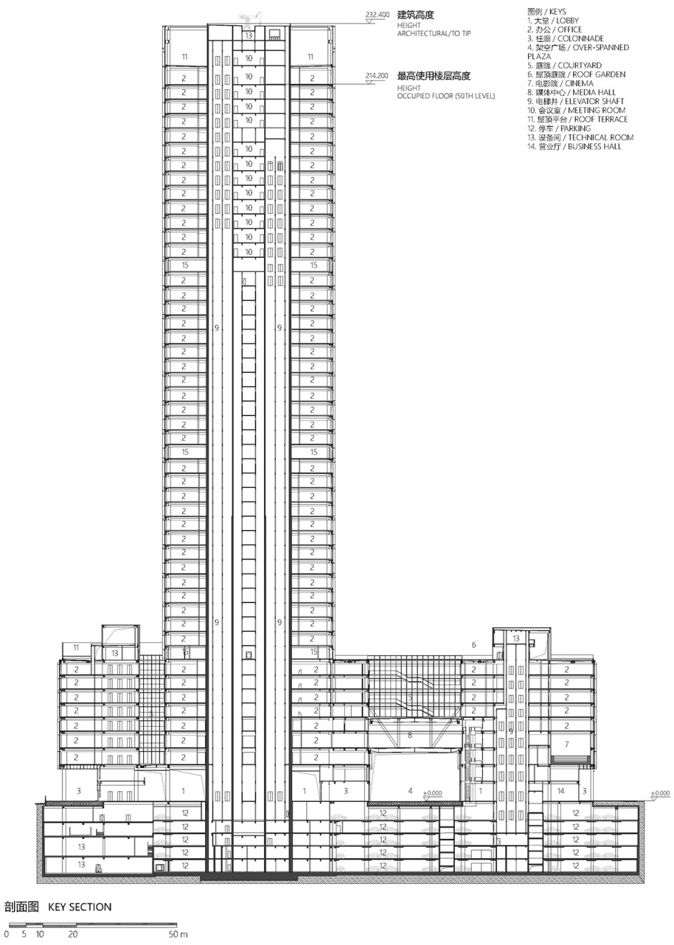 shenzhen media group szmg tower china by atelier fcjz