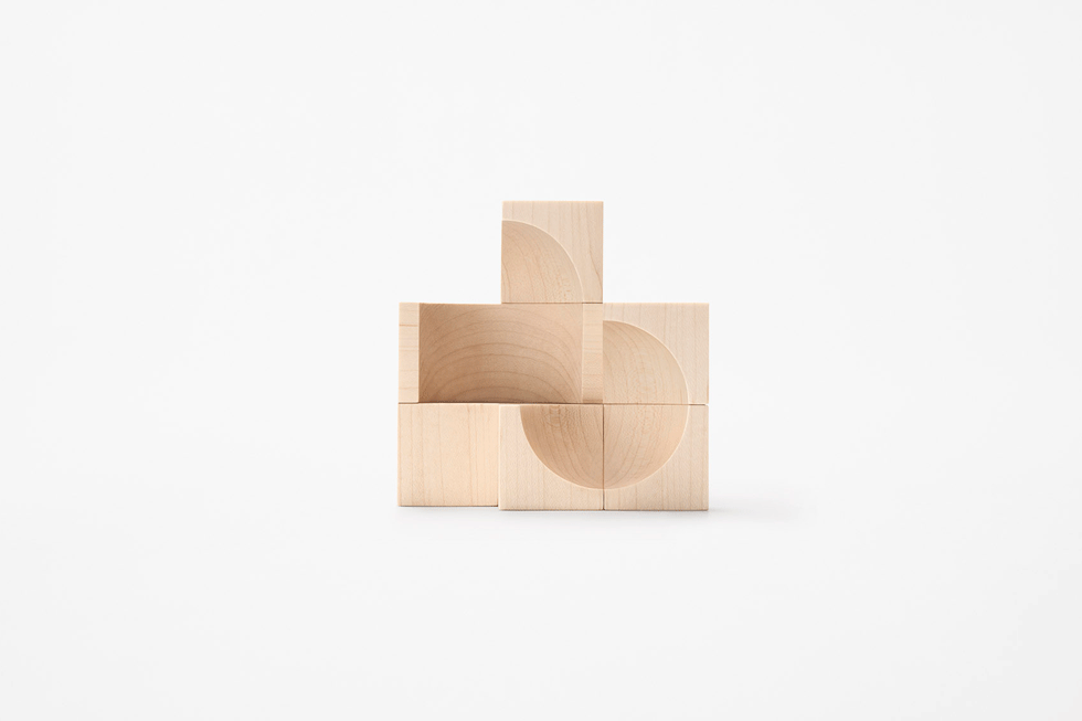 hollow blocks by nendo
