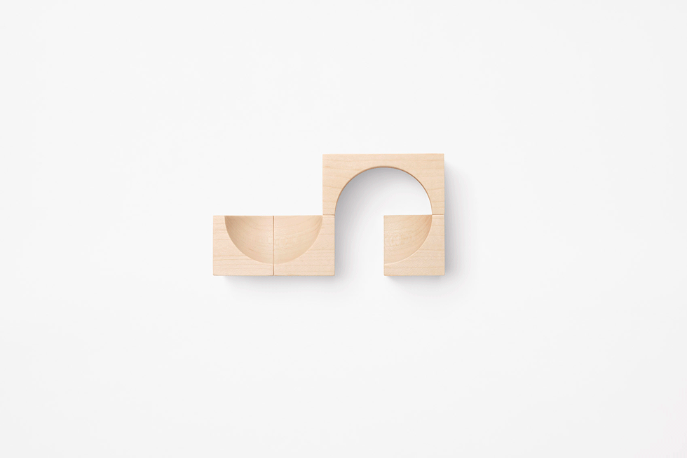 hollow blocks by nendo