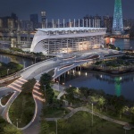 海心桥北岸景观提升改造项目，广州 / 华南理工大学建筑设计研究院