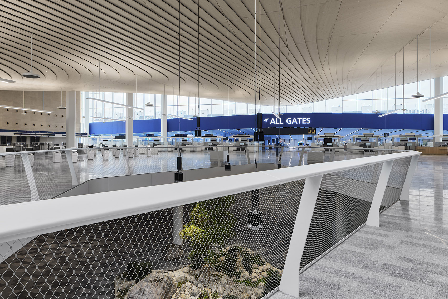 helsinki airport departures and arrivals building by ala architects