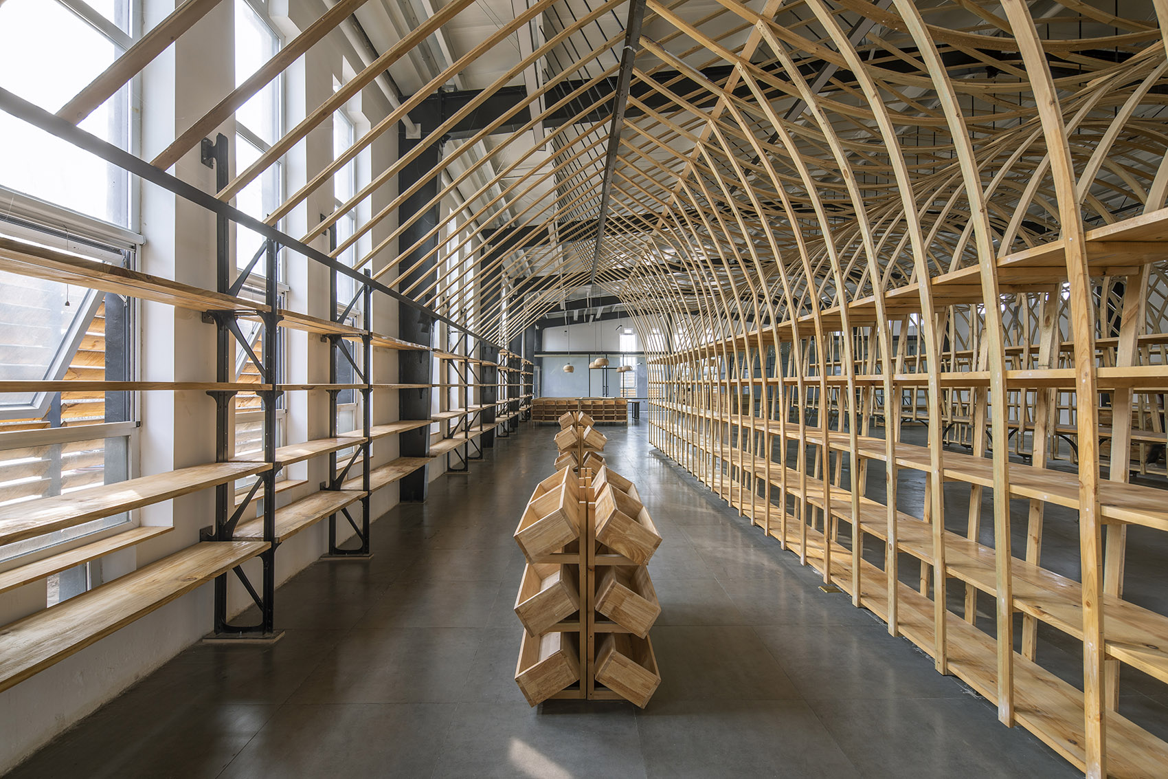 yuntai ice chrysanthemum display shelves china by luo studio