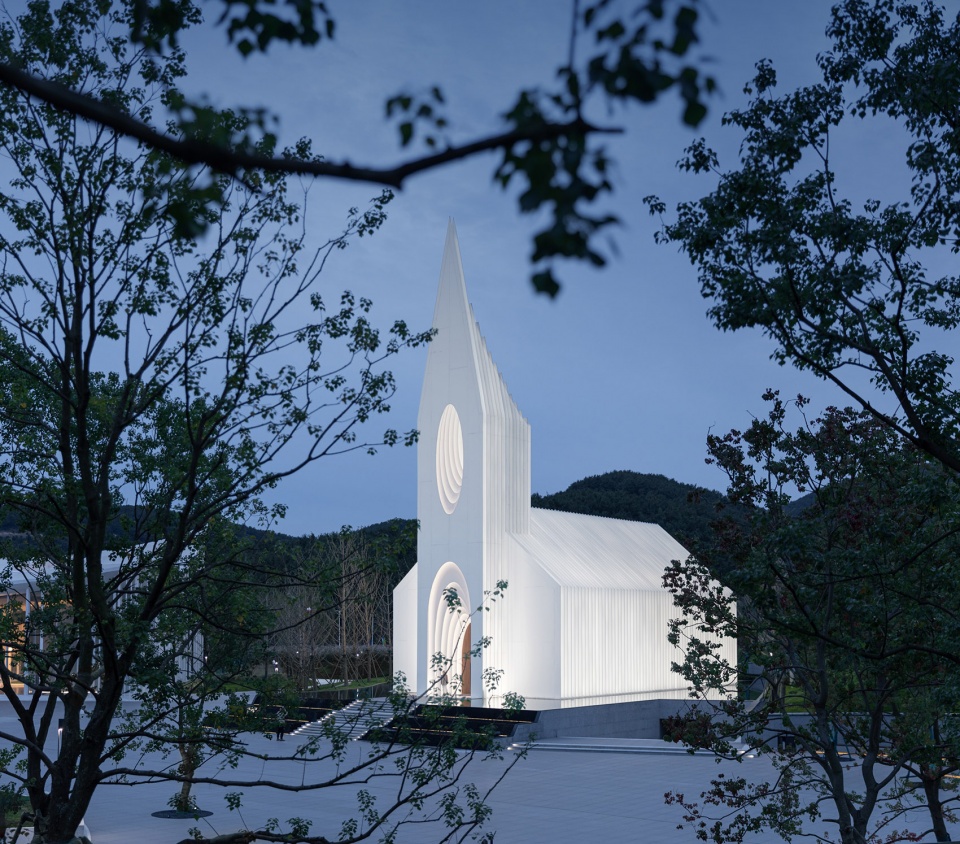moonlight wedding chapel china by buzzburo ziyu zhuang