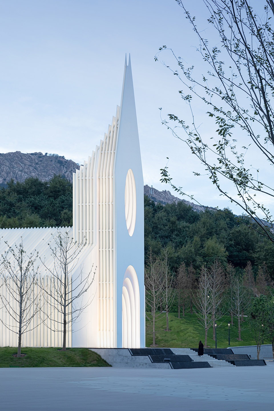 moonlight wedding chapel china by buzzburo ziyu zhuang
