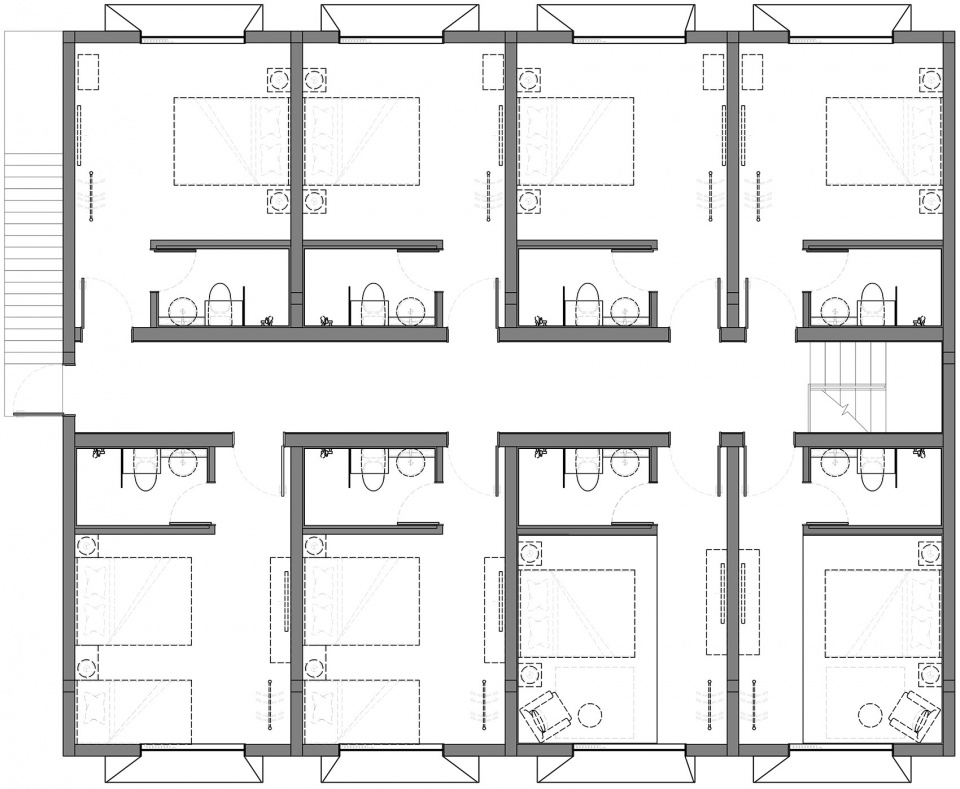 A village BB in peach blossom ocean DAGA Architects