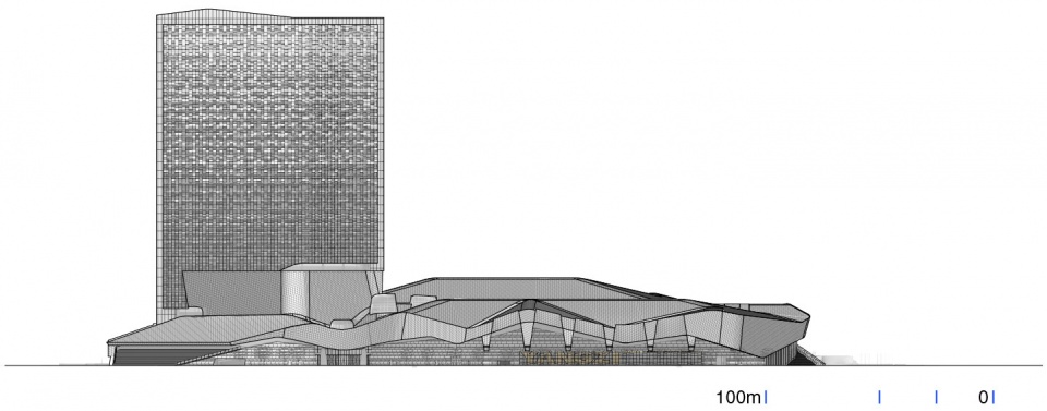 Yangtze River International Conference Center Morphosis