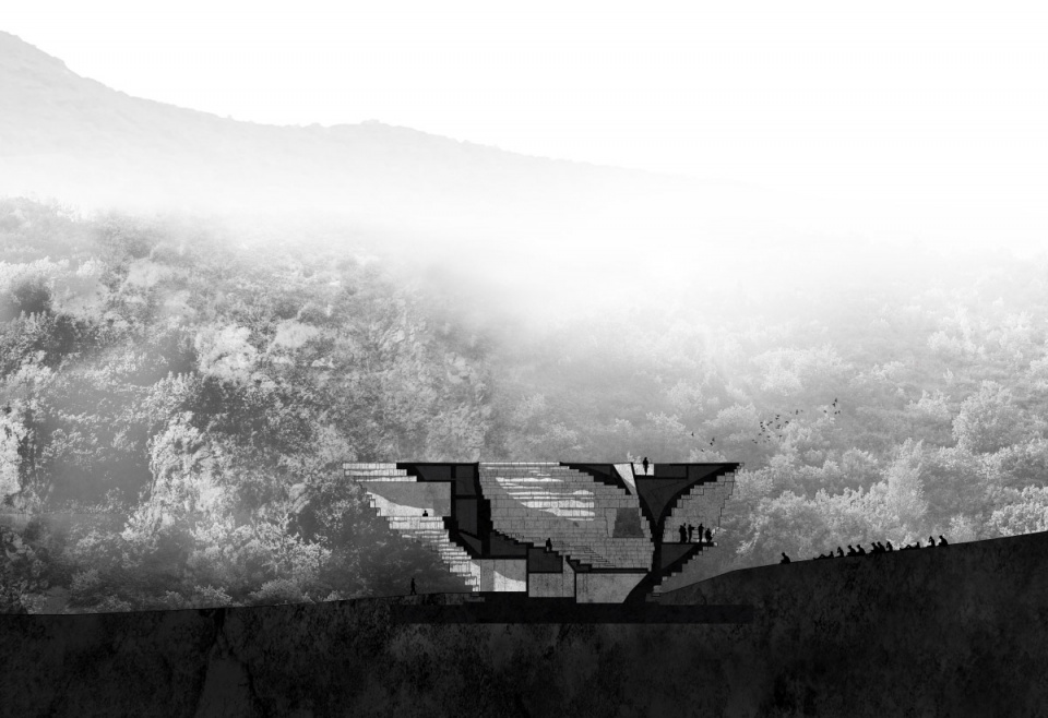 MONOLITHIC CONCERT HALL OPEN ARCHITECTURE