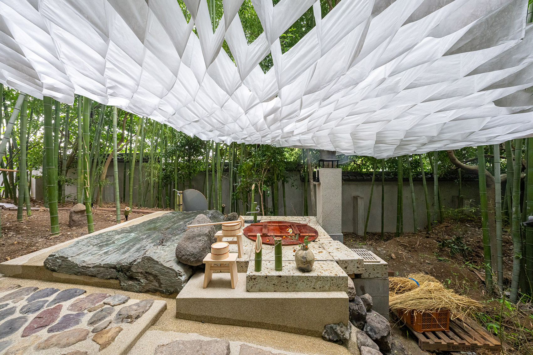 kyoto yudo pavilion japan by kengo kuma and associates