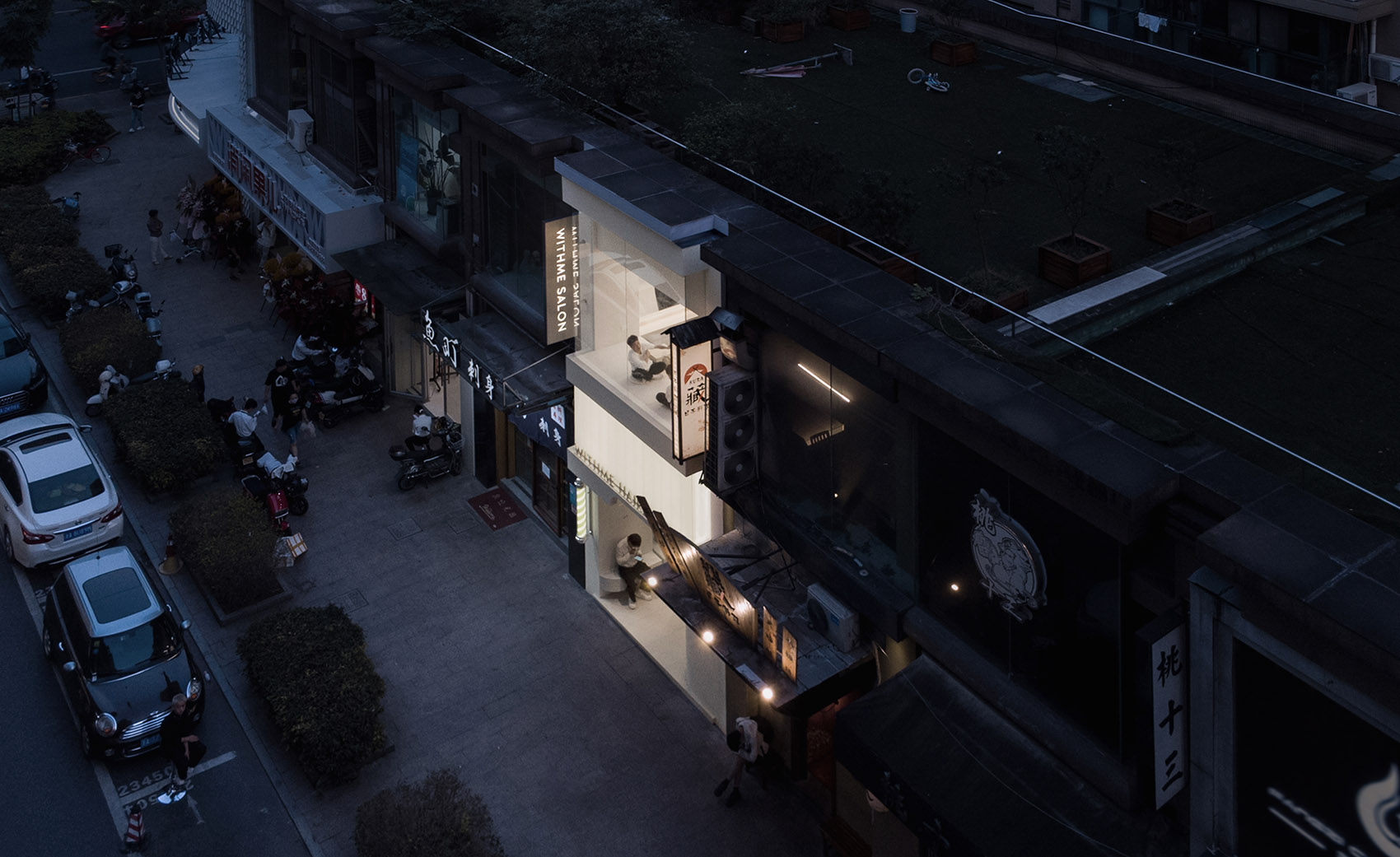 withme hairsalon china by mai architects