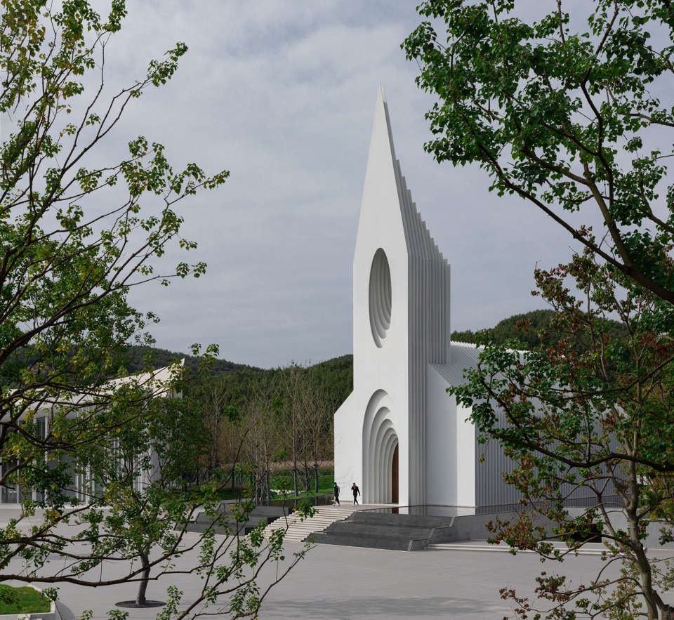 moonlight wedding chapel china by buzzburo ziyu zhuang