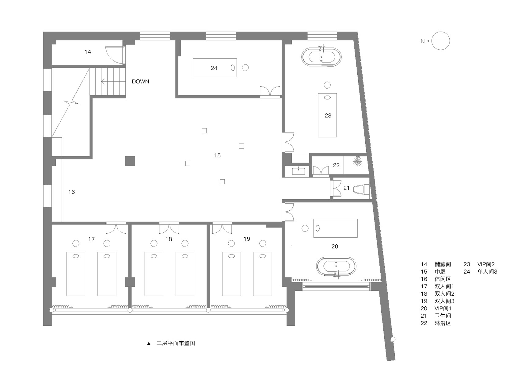pn spa china by mou architecture studio