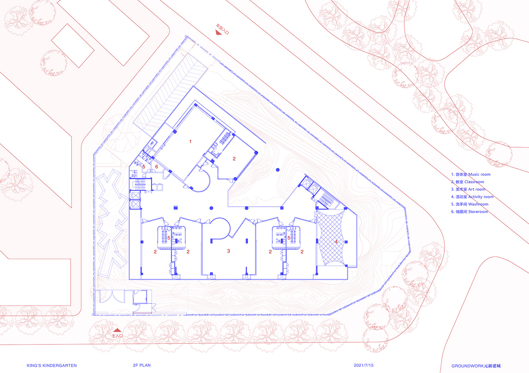 Shenzhen Kings Kindergarten Groundwork Architects