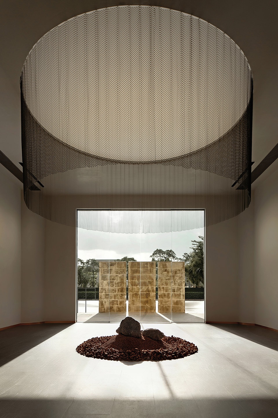 yung zingtung copper culture exhibition hall china by salone del salon