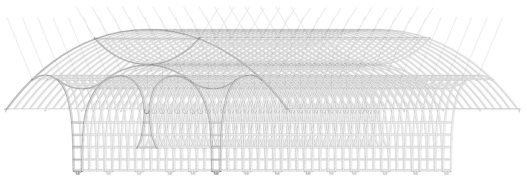 yuntai ice chrysanthemum display shelves china by luo studio