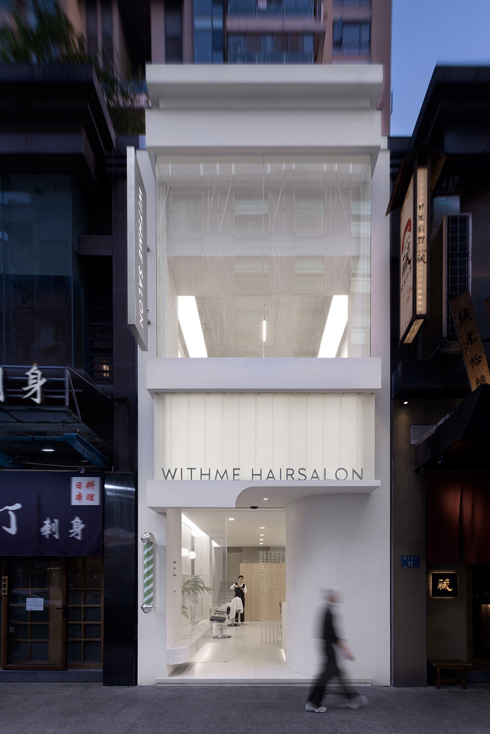 withme hairsalon china by mai architects