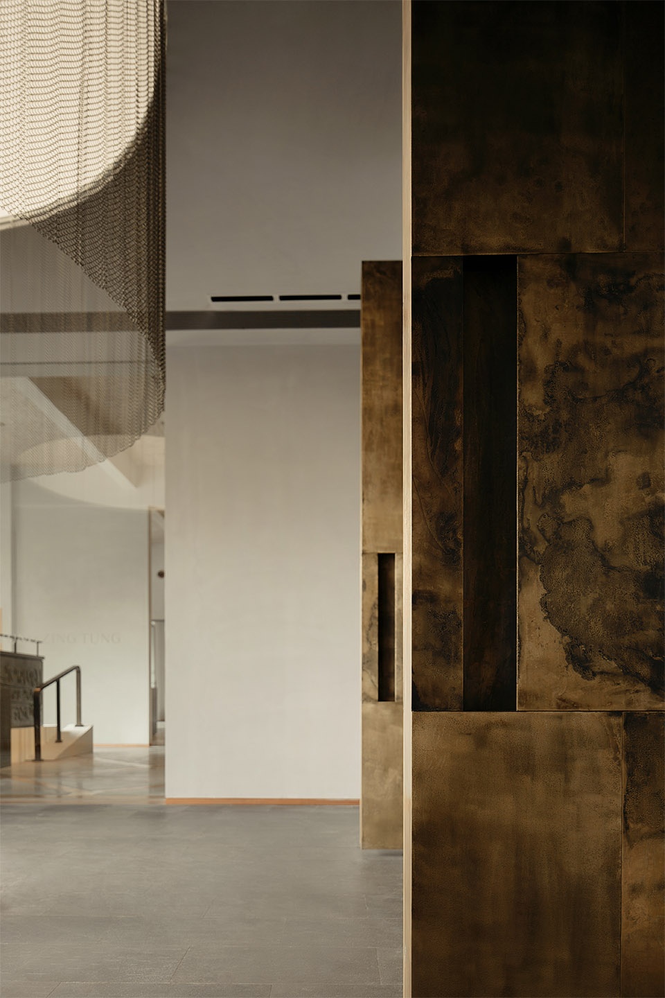yung zingtung copper culture exhibition hall china by salone del salon