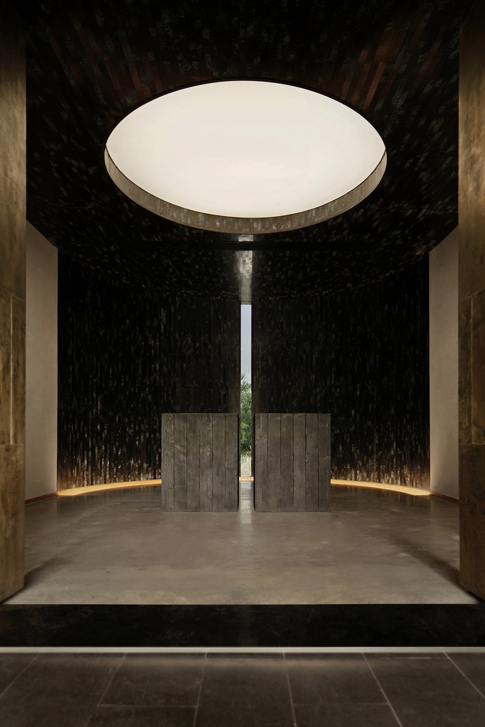 yung zingtung copper culture exhibition hall china by salone del salon