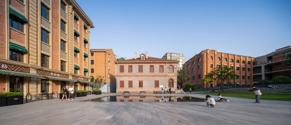 Design of landscape and indoor public area of century old historic block Pinghe Square by UAO Design