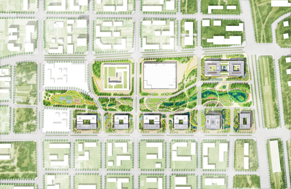 gmp wins the first prize in design competition for xiaomi headquarters in changping