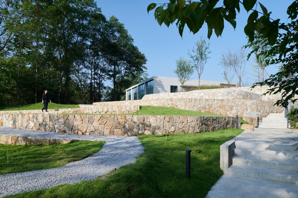 The Chuan Malt whisky distillery Landscape design China by YIYU design