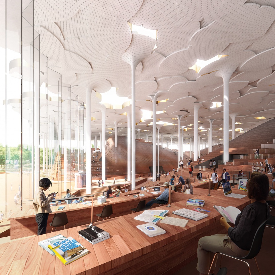 The new Beijing sub centre library by Snøhetta
