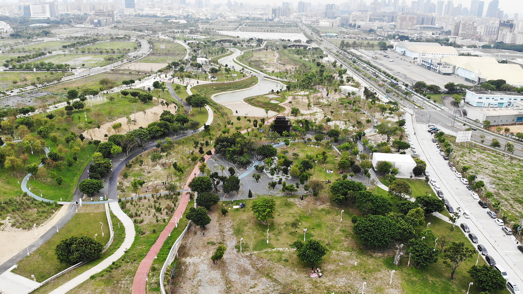 Taichung Central Park Taiwan by Philippe Rahm architectes