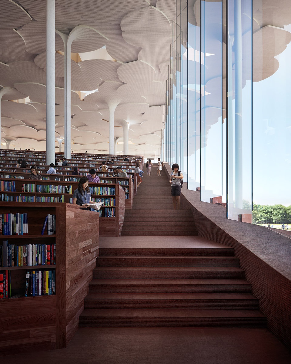 The new Beijing sub centre library by Snøhetta