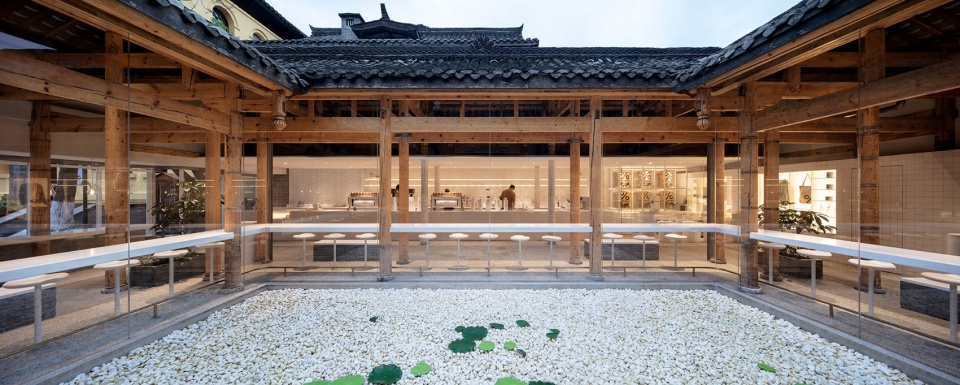 arabica wide narrow alley in chengdu china by blue architecture studio