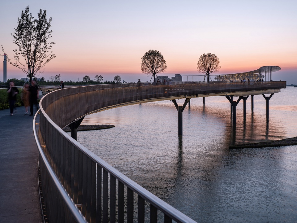 yuandang bridge china by bau brearley architects urbanists