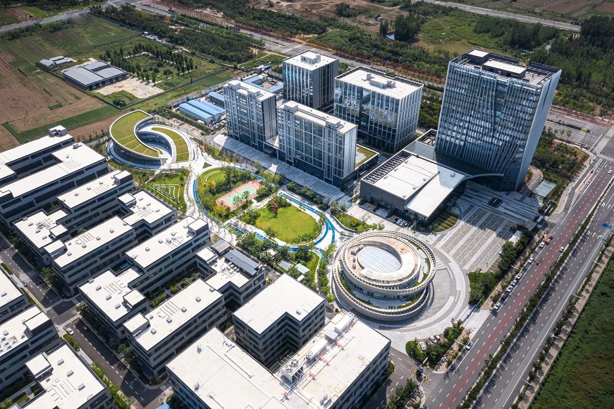 zhengzhou linkong biopharmaceutical park by wsp architects
