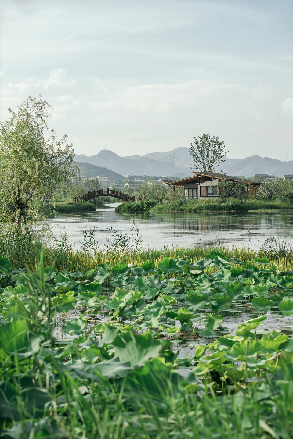 fuyang yangbei lake wetland ecological hotel china by shulin architecture