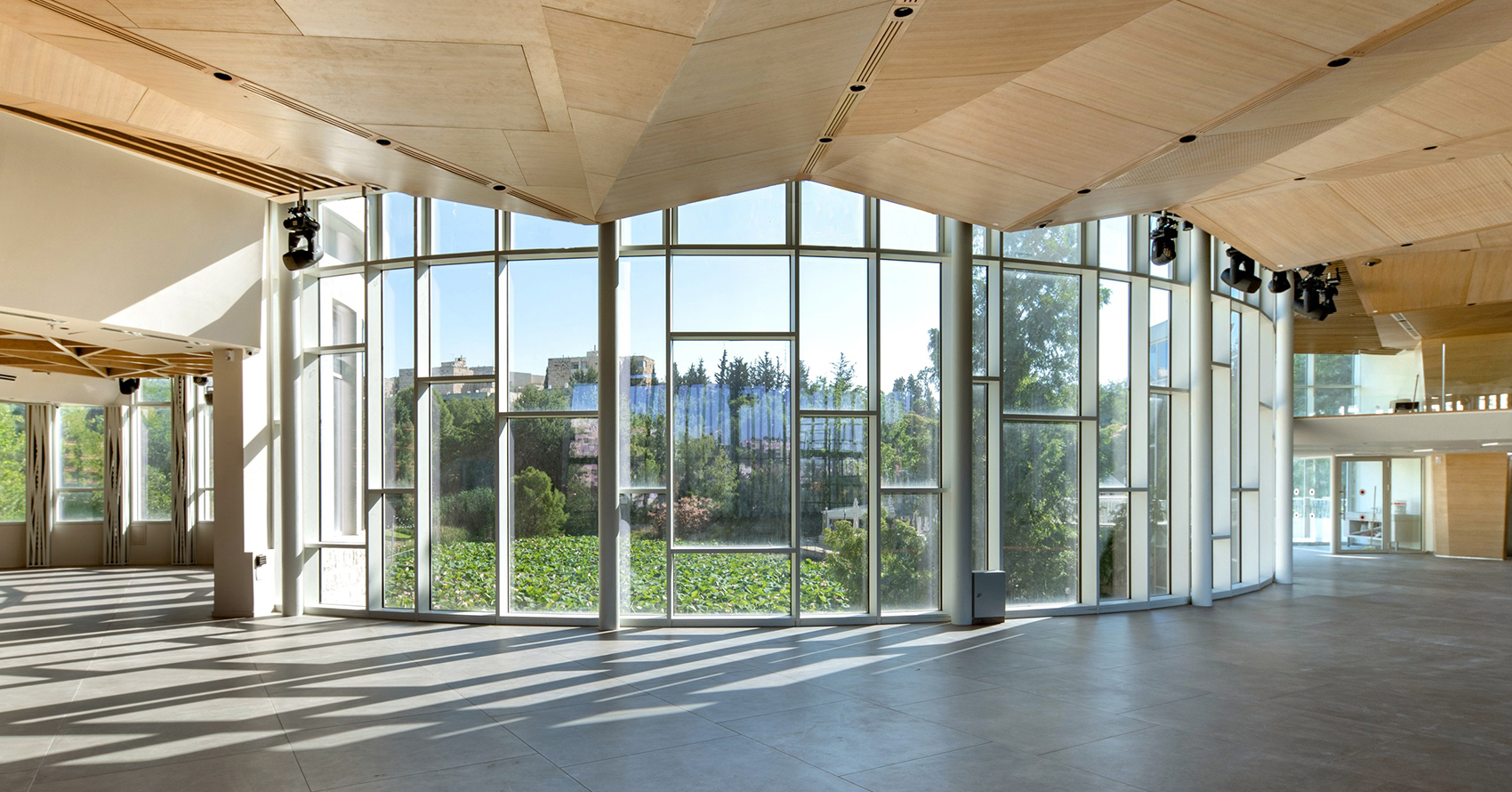 botanical garden event center by matti rosenshine architects