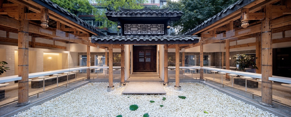 arabica wide narrow alley in chengdu china by blue architecture studio
