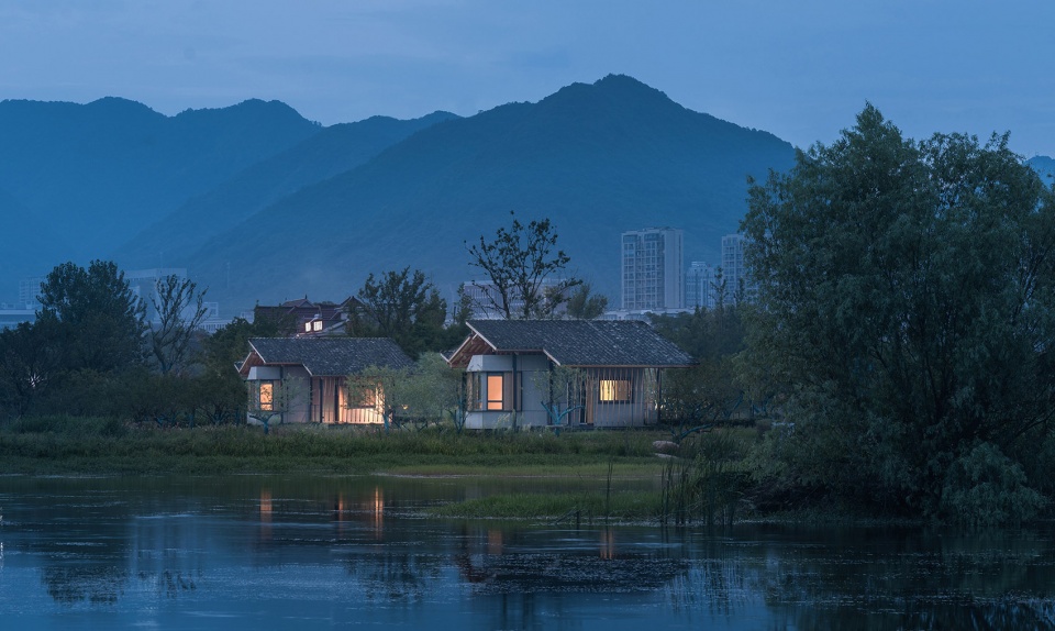 fuyang yangbei lake wetland ecological hotel china by shulin architecture