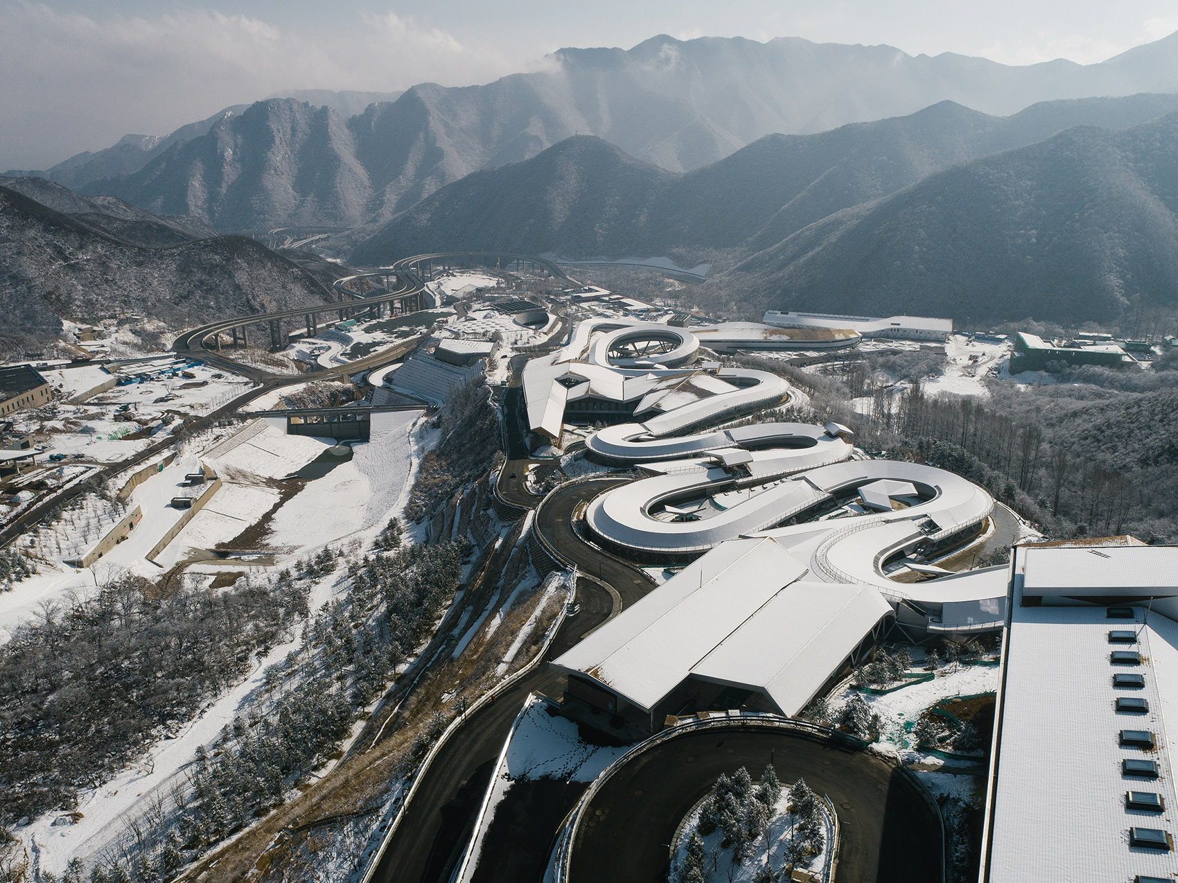 planning and venue design for yanqing zone of beijing 2022 winter olympics by cadg