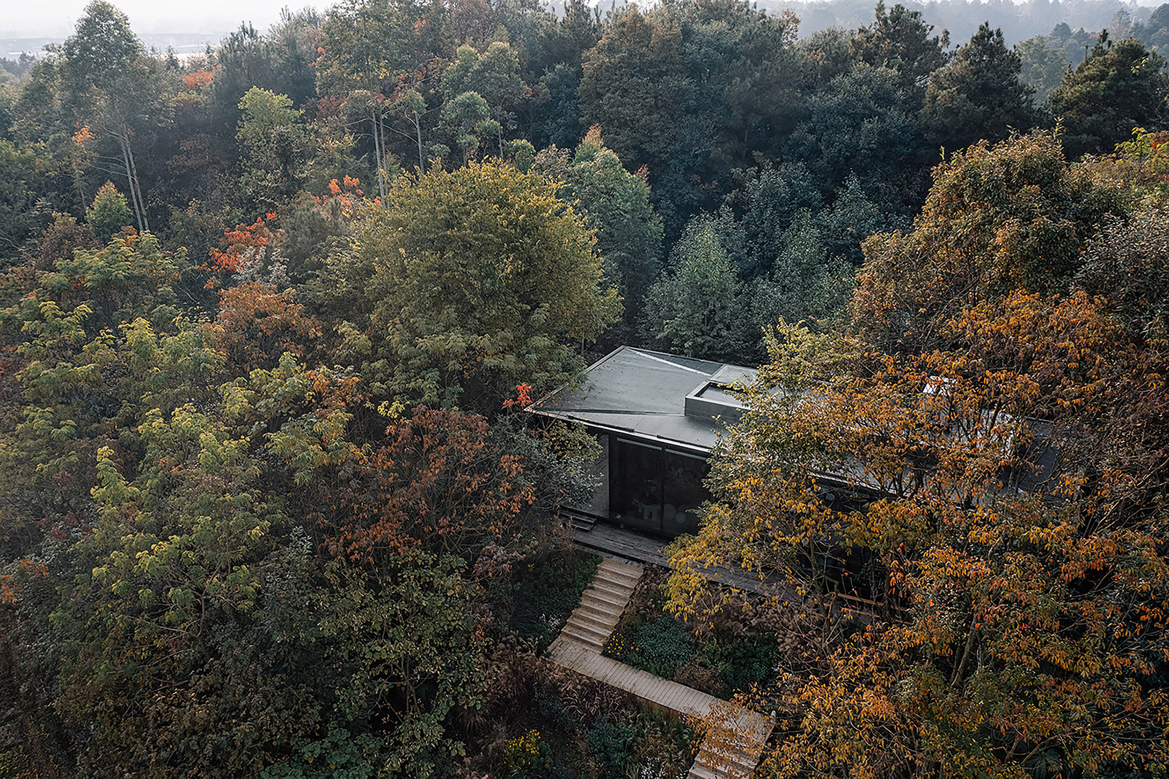 chengdu dujiangyan forget me not farm valley restaurant and leisure houseby daga architects