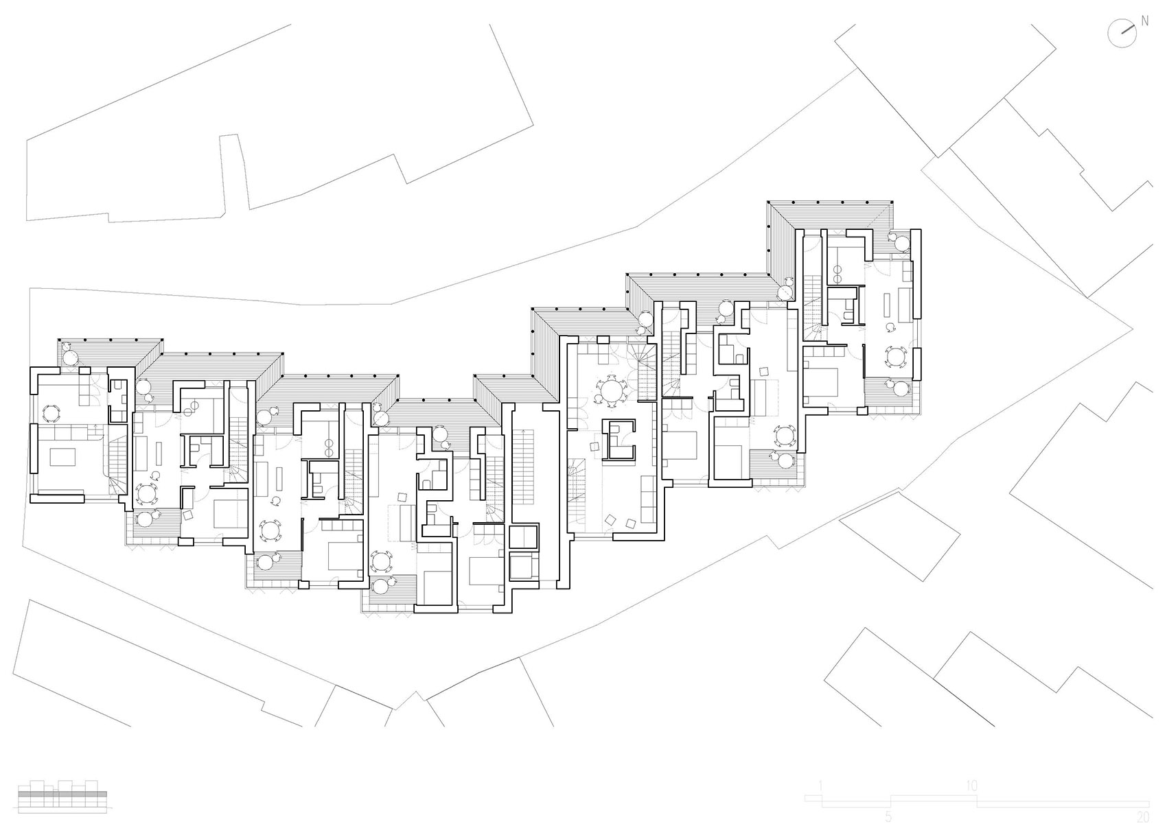 urban spaces 2 mumuleanu 14 apartment building romania by adnba