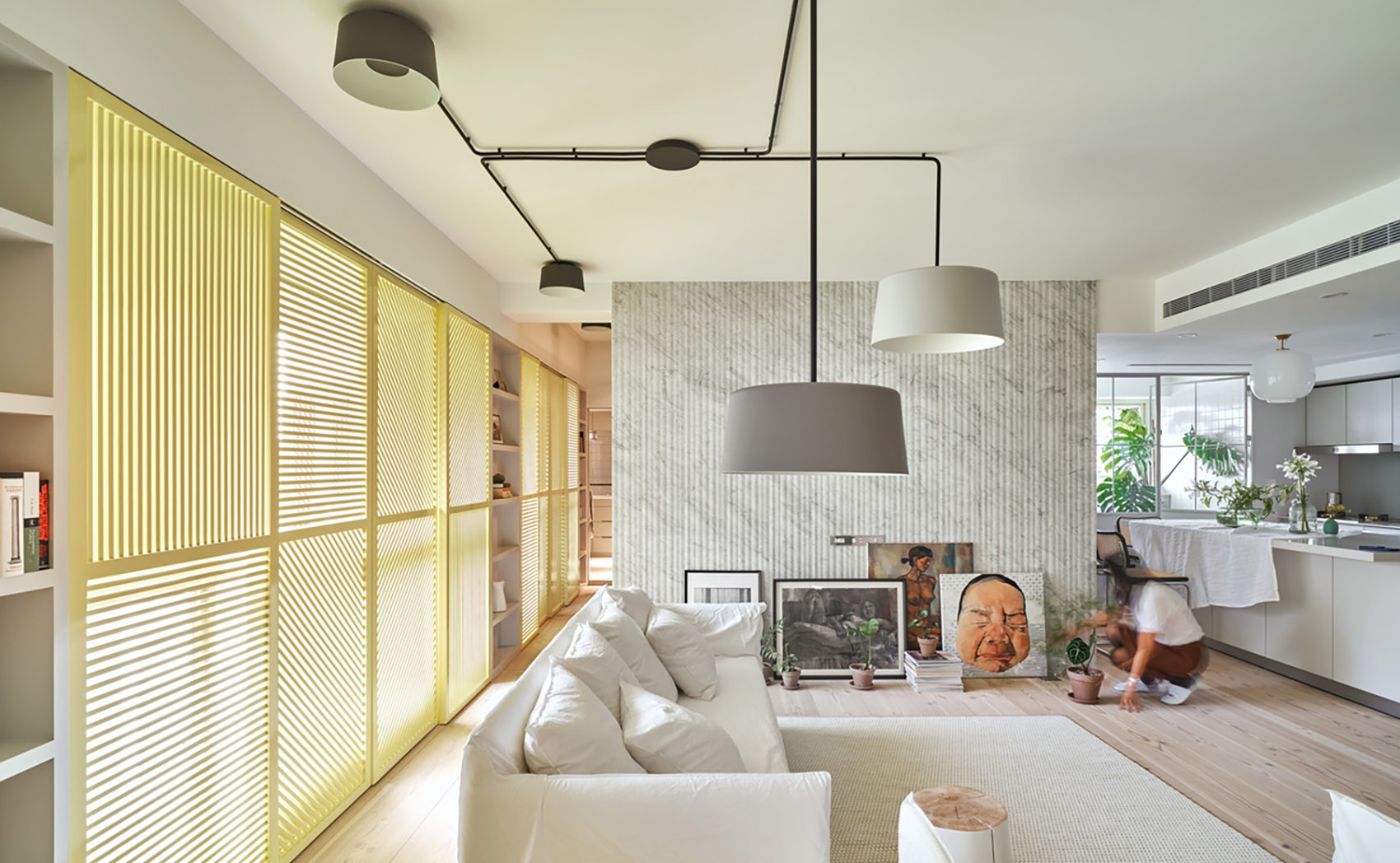 louver flat taiwan by phoebe says wow architects