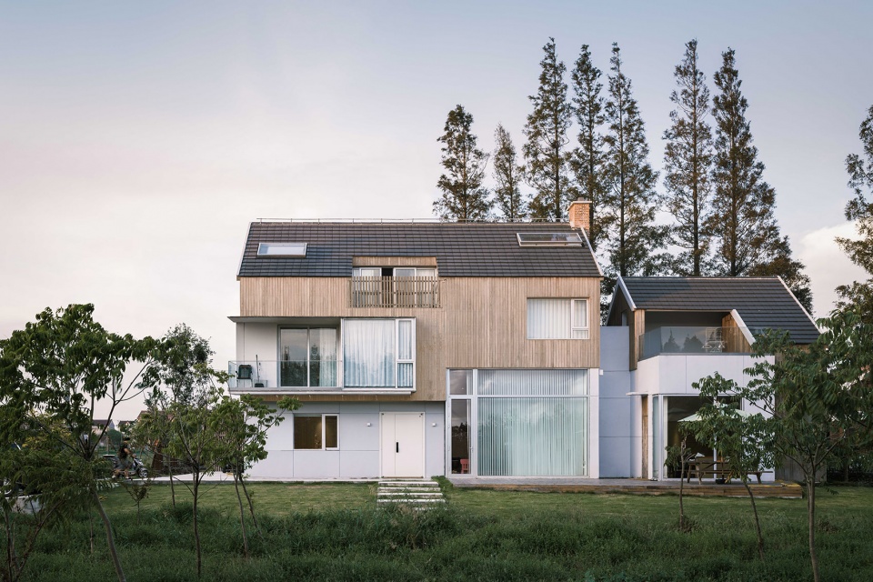 shen house in chongming shanghai by greyspace architects