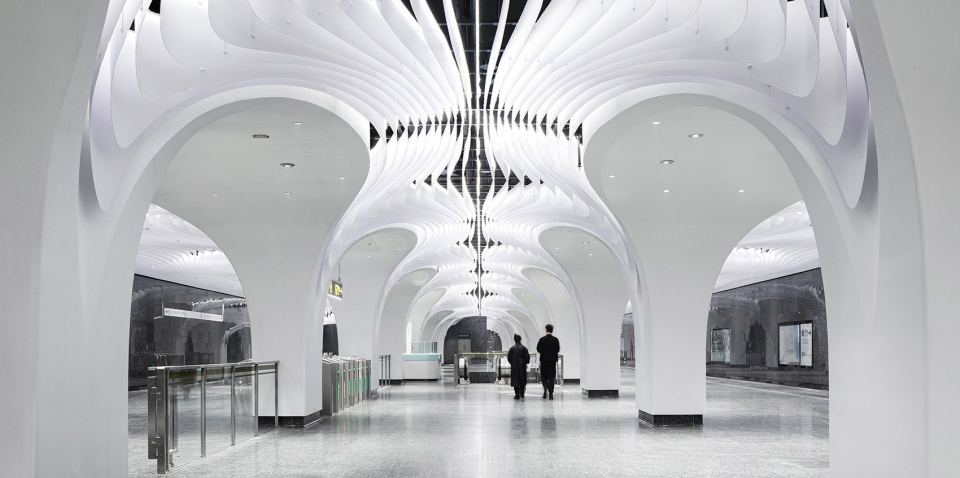 Shanghai Subway Line 14 Yuyuan Station China by XING DESIGN