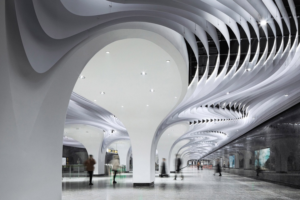 Shanghai Subway Line 14 Yuyuan Station China by XING DESIGN