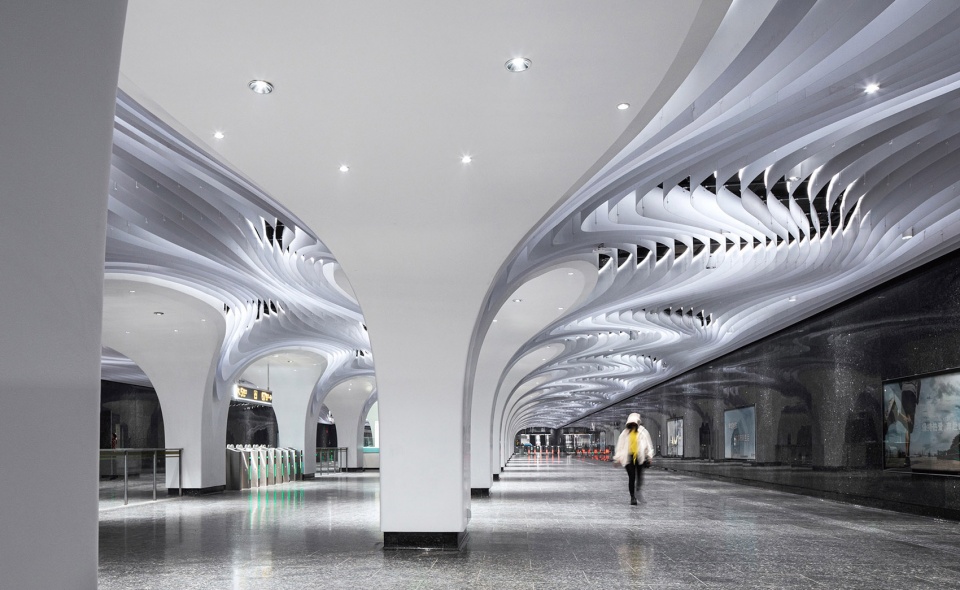 Shanghai Subway Line 14 Yuyuan Station China by XING DESIGN