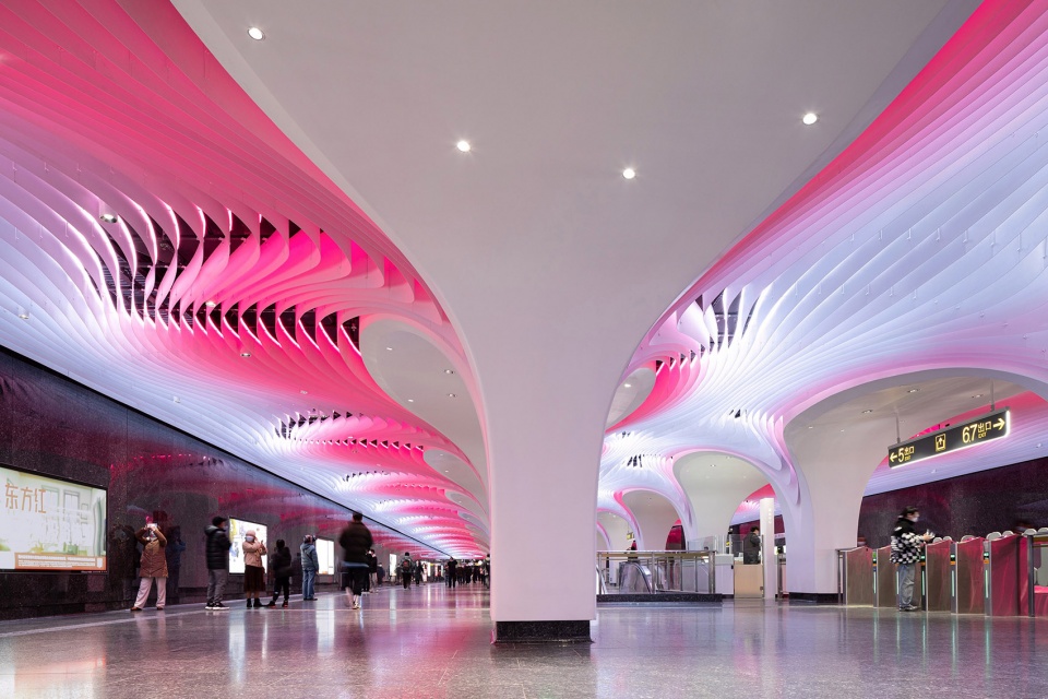 Shanghai Subway Line 14 Yuyuan Station China by XING DESIGN