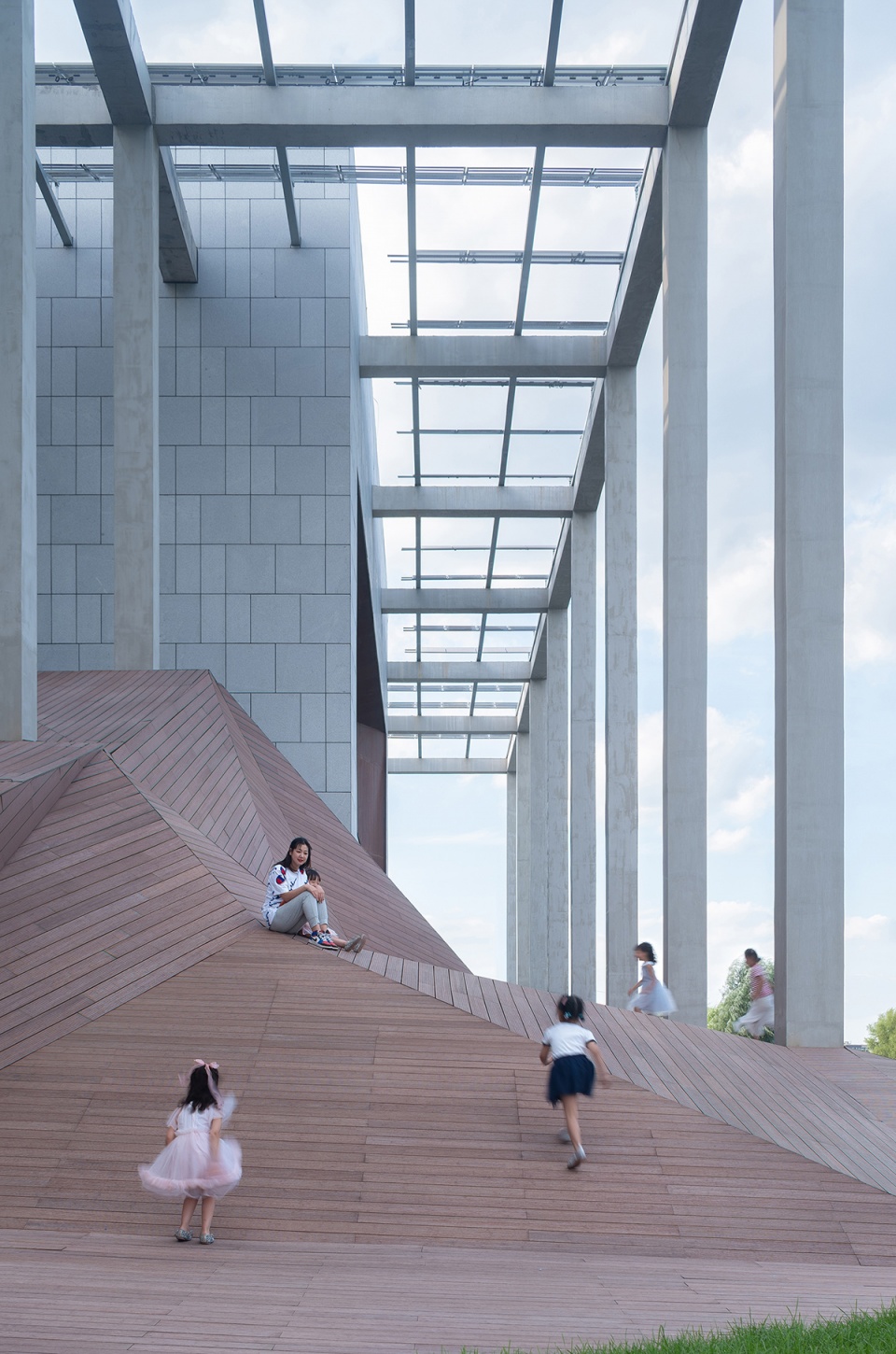 community center of baishadao financial town china by urbanus